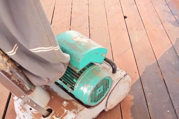 Cedar Deck Sanding in Richmond