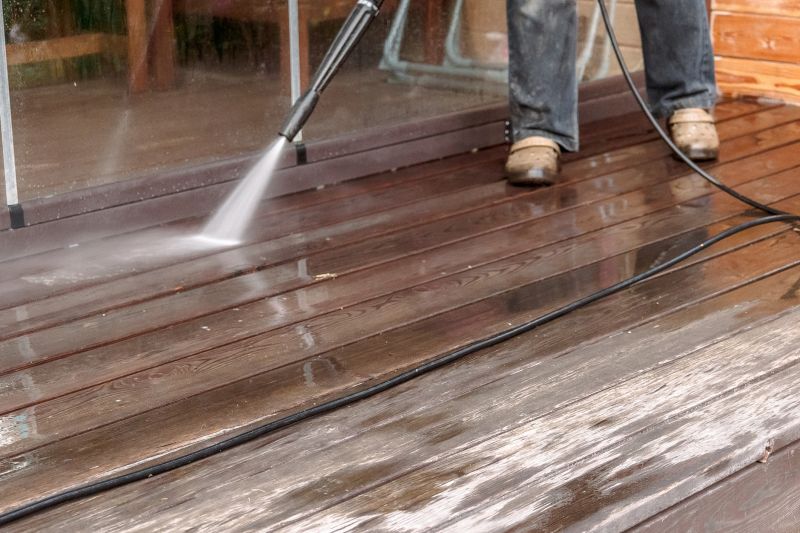 Power Washing Deck